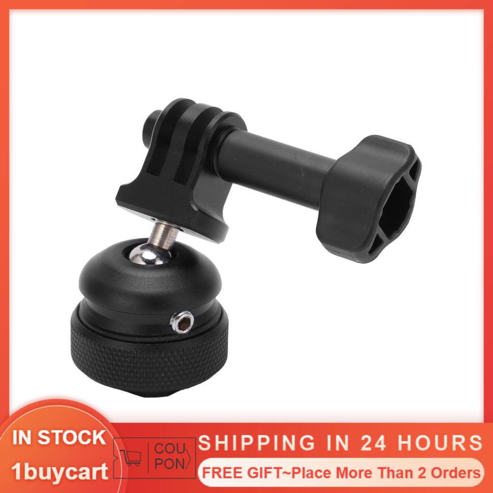 1 đế gắn máy ảnh 1/4 inch màu đen có thể điều chỉnh 360 độ
