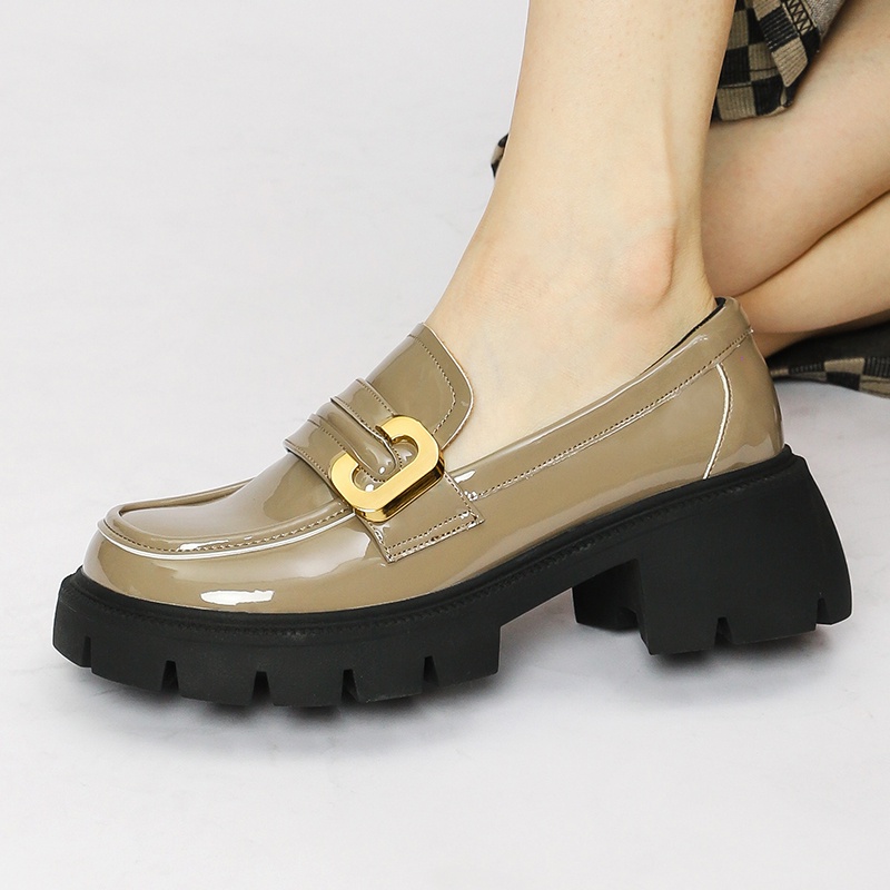 Giày Da Nữ Đế Dày Phong Cách Vintage Size 34-40