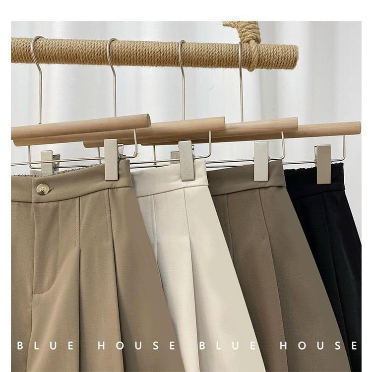 Quần short nữ cạp cao lưng thun ống rộng mỏng ngoài xếp ly giản dị M306