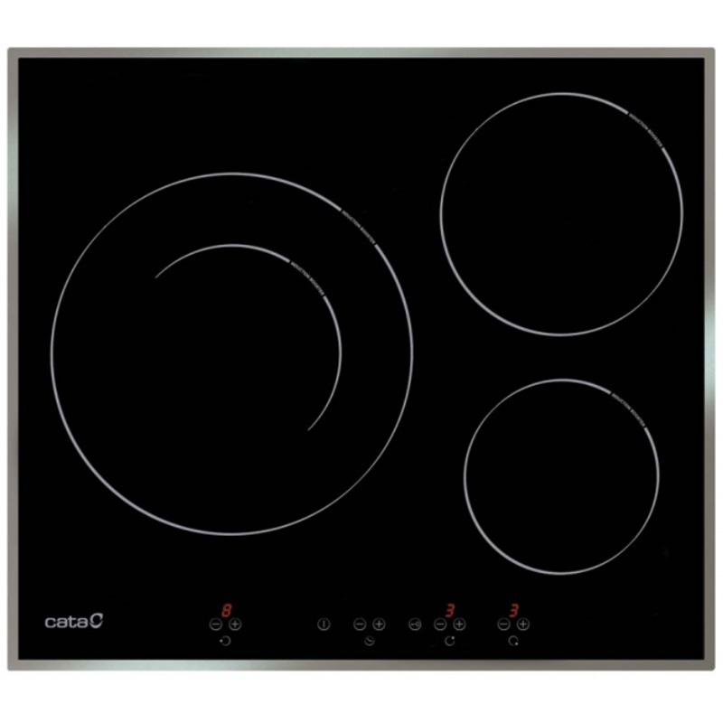 Bếp từ Cata IB 6030 X - Bếp từ lắp âm 590x520mm, 7200W, 3 vùng nấu, mặt kính Schott Ceran