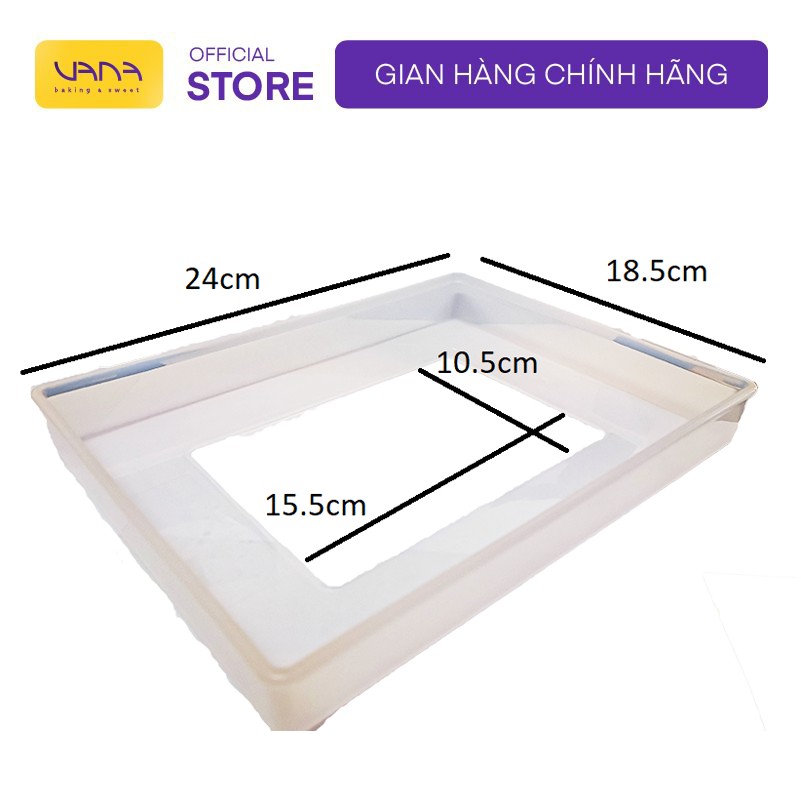 Bộ dụng cụ làm kẹo nougat nhựa- Khuôn làm kẹo chia sẵn ô giá tốt