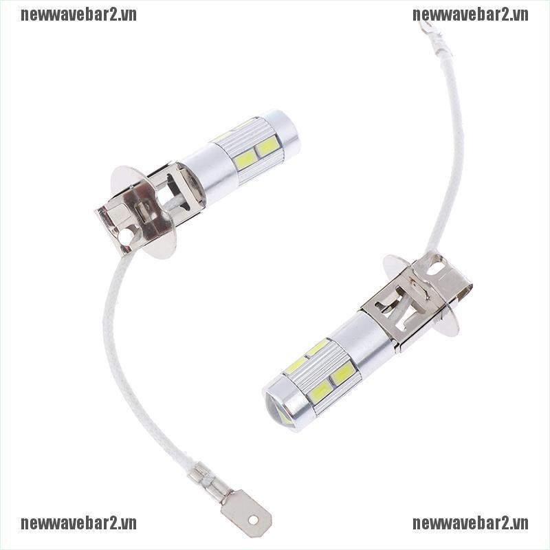 Set 2 Đèn Led Phá Sương Mù H3 50w 6000k Cho Xe Hơi