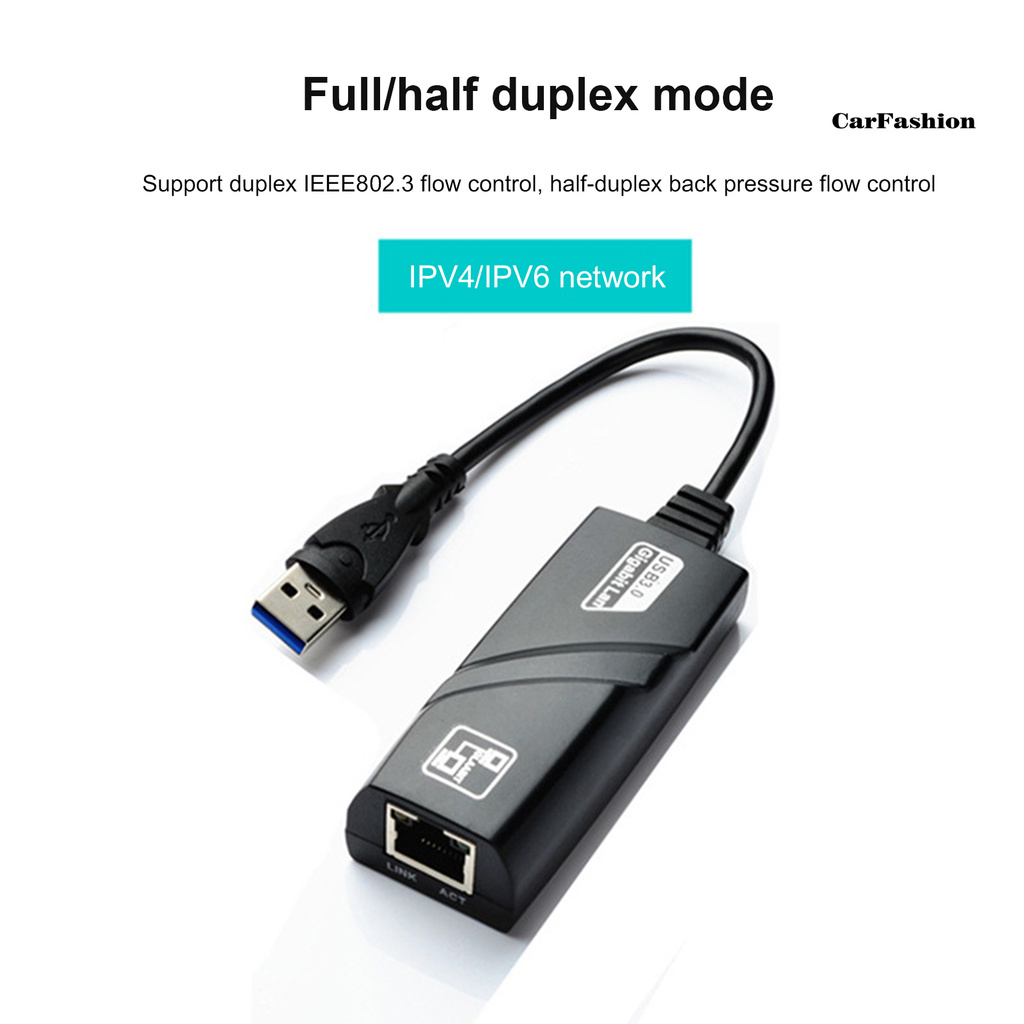 Cáp Chuyển Đổi Usb 3.0 Sang Rj45 Gigabit Ethernet 10 / 100 / 1000mbps | BigBuy360 - bigbuy360.vn