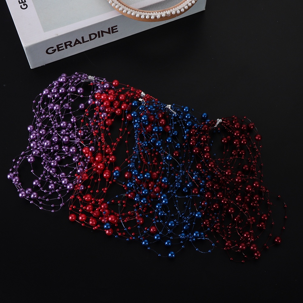 Dây Chuỗi Hạt Ngọc Trai Nhân Tạo Dài 5m Dùng Trang Trí Tiệc Cưới Diy