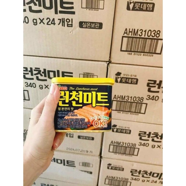 🥫Thịt hộp Lotte Lunchoen Meat Hàn Quốc 340g🥫