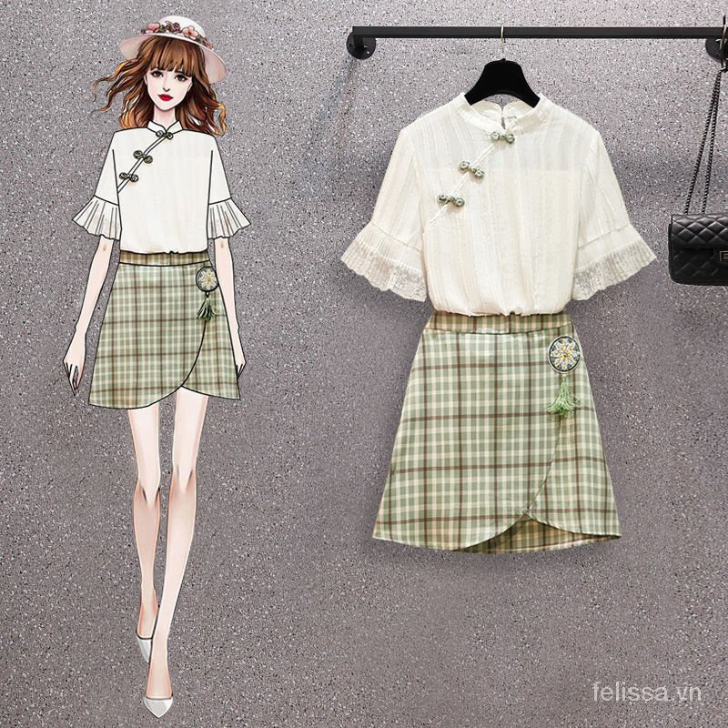 Bộ Hán Phục Cách Tân Phong Cách Trung Hoa Cổ Điển Thời Trang Mùa Hè Cho Nữ (15Shipedin) 2021