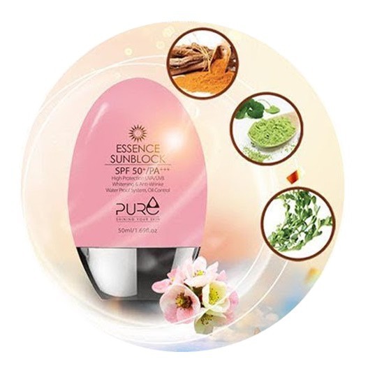 Sữa Chống Nắng Thảo Mộc Pure Essence Block