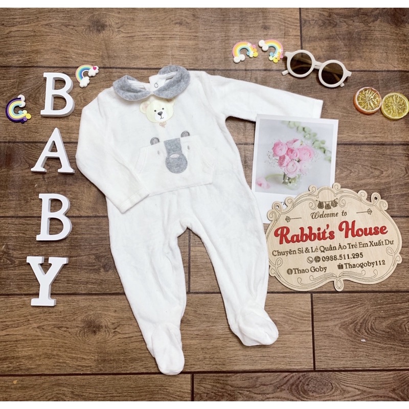 Body nỉ ,nỉ nhung cho bé 0-3m