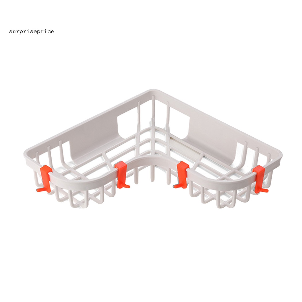 Kệ đựng đồ gắn góc tường nhà tắm chống biến dạng liền mạch