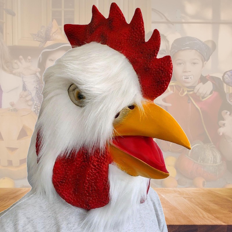 Cài Đầu Hóa Trang Gà Đẻ Trứng Cho Lễ Halloween