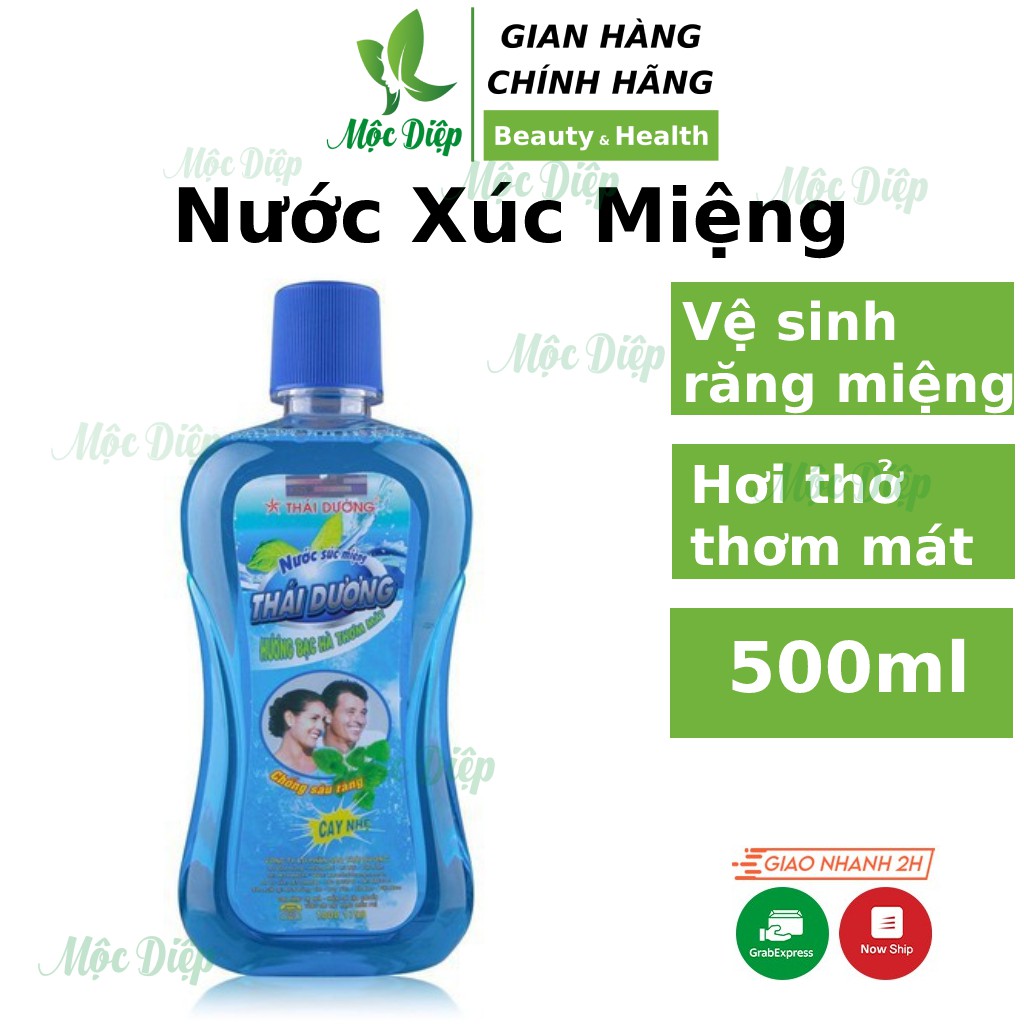 Nước Súc Miệng ❤️CHÍNH HÃNG Nước súc miệng Thái Dương ❤️Ngăn ngừa sâu răng hôi miệng đem lại hơi thở thơm mát