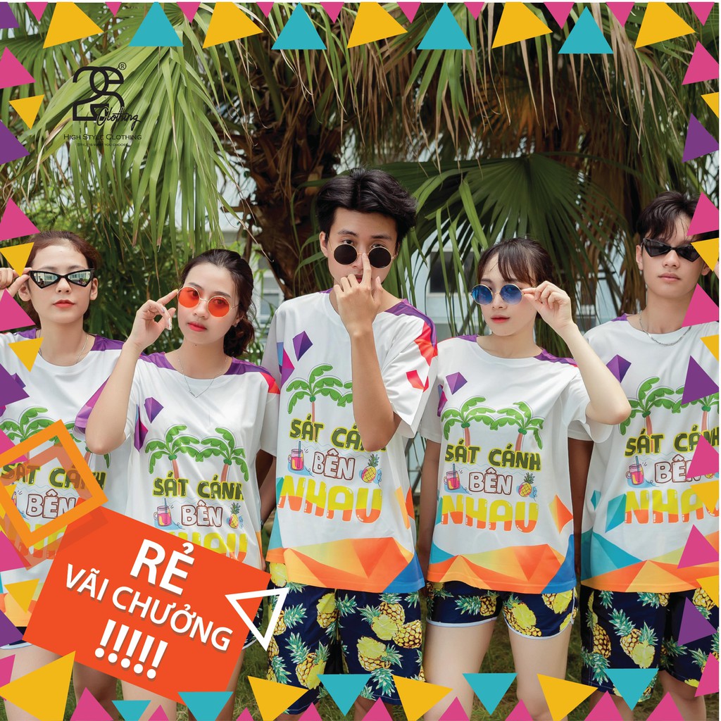 Áo Phông Gia Đình Đi Biển [Không Phai Màu] Hàng Bao Đep Cam Kết 100% Như Mẫu