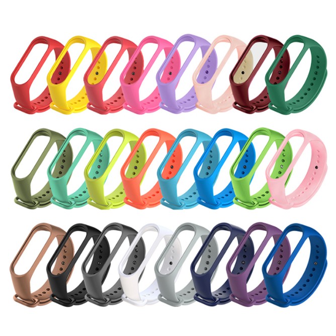 Dây đeo silicon thay thế Mi Band 5 / Mềm / Chống mài mòn