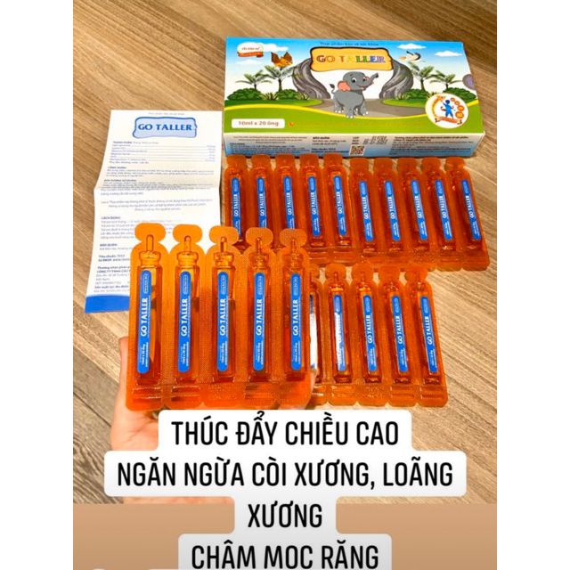 CANXI HỮU CƠ GO TALLER CẦU BÌNH AN hộp 20 ống