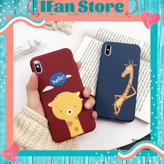 🌸VIDEO THẬT🌸 Ốp Lưng Đôi iPhone Chất Dẻo Chống Sốc  Hươu cute iPhone 6/6s/6plus/6splus/x/xs/xs max/11/11 Pro max
