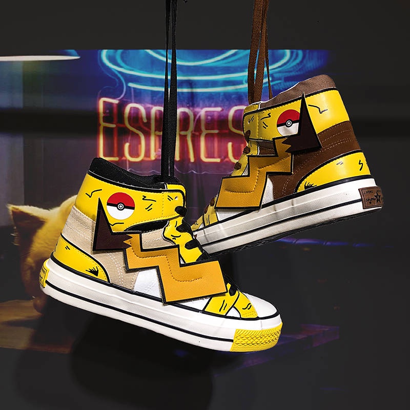 Pikachu Anime thể thao Hàn Quốc Thời trang Jordan ulzzang cổ cao nam Giày | BigBuy360 - bigbuy360.vn