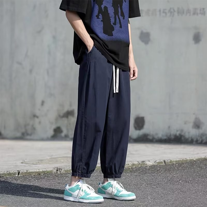 Quần Dài Lưng Thun Phối Túi Thời Trang Hàn Quốc Cho Nam Size M-3XL