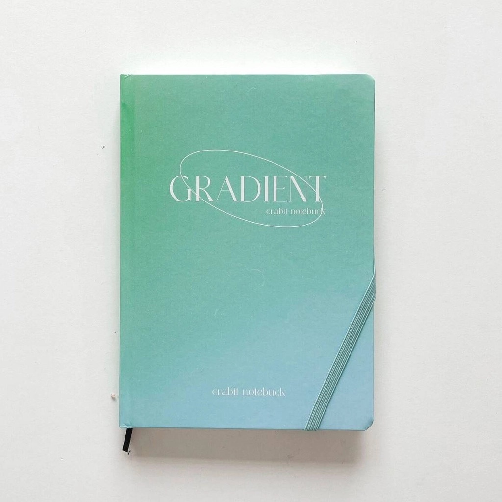 Sổ tay A5 CRABIT GRADIENT 130gsm, ruột kẻ ngang grid chấm dot, ghi chép, bullet journal