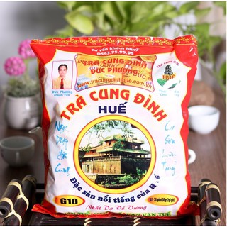 Trà Hoàng Đế Huế nhãn hiệu Đức Phượng G10 gói 600g - thơm ngon bổ dưỡng - Đặc sản Huế - Gói màu trắng