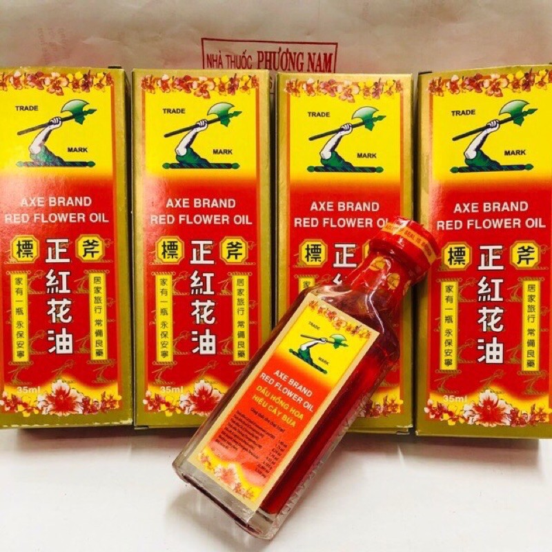 Dầu nóng hồng hoa hiệu cây búa-Chai 35ml