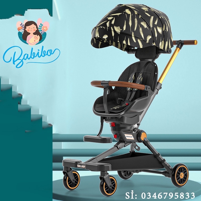 Xe Đẩy 2 Chiều V22, Xe đẩy gấp gọn S600 , Xe đẩy gấp gọn  A9 Cho Bé ( TẶNG KÈM ĐỆM NGỒI )