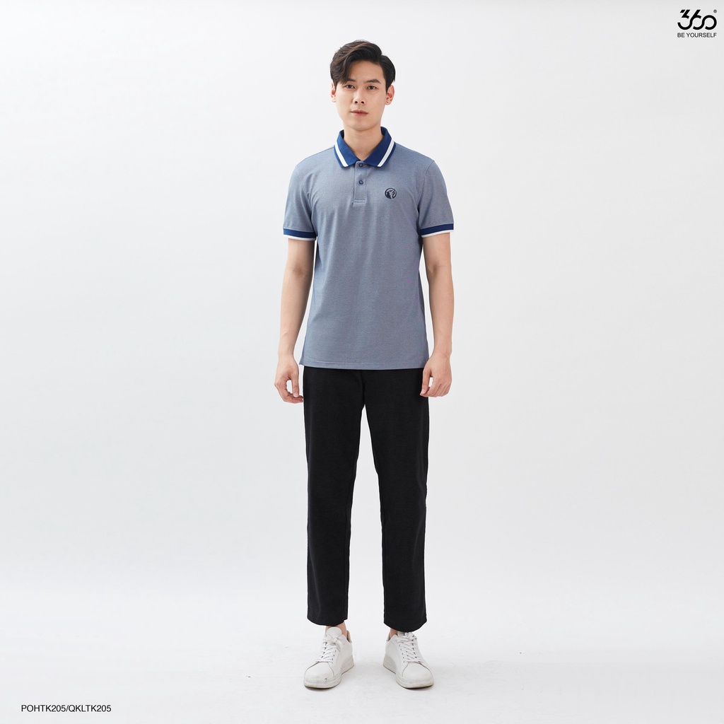 Áo polo thêu hình chất liệu cao cấp chống bai gião thương hiệu 360 Boutique - POHTK205