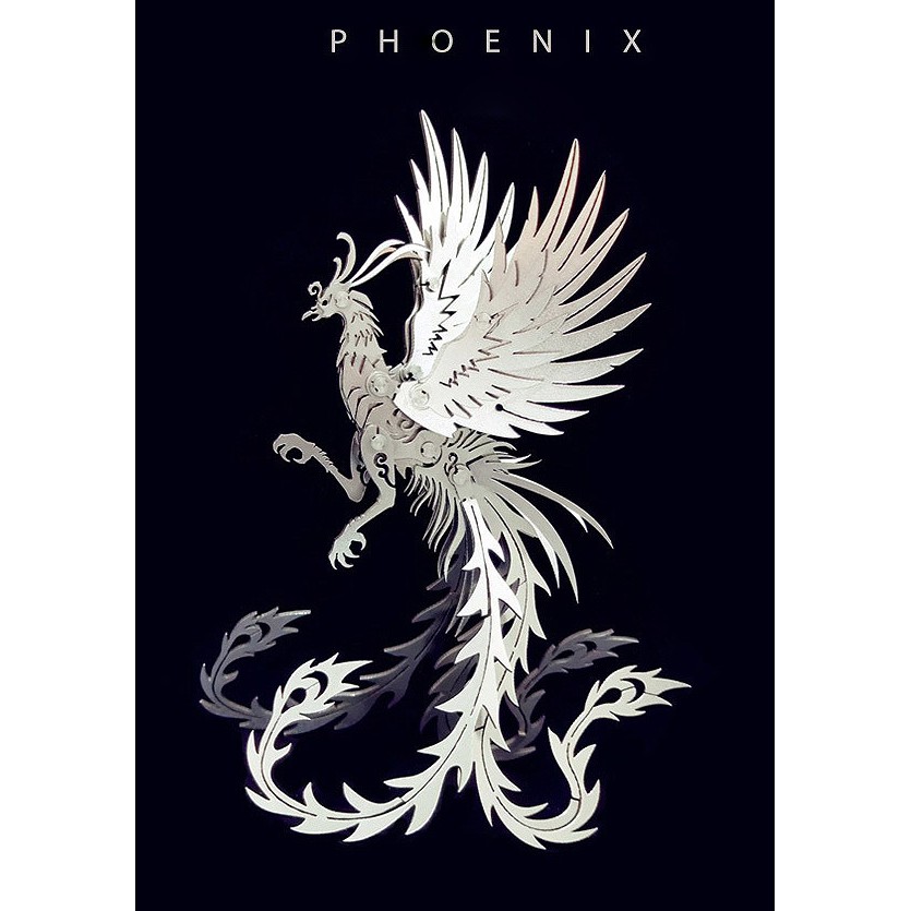 Mô Hình Lắp ghép 3d Kim Loại dùng vít phượng hoàng