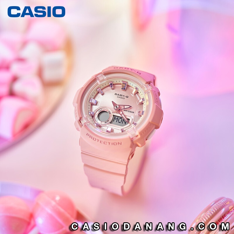 Đồng hồ nữ dây nhựa Casio Baby-G chính hãng Anh Khuê BGA-280-4ADR