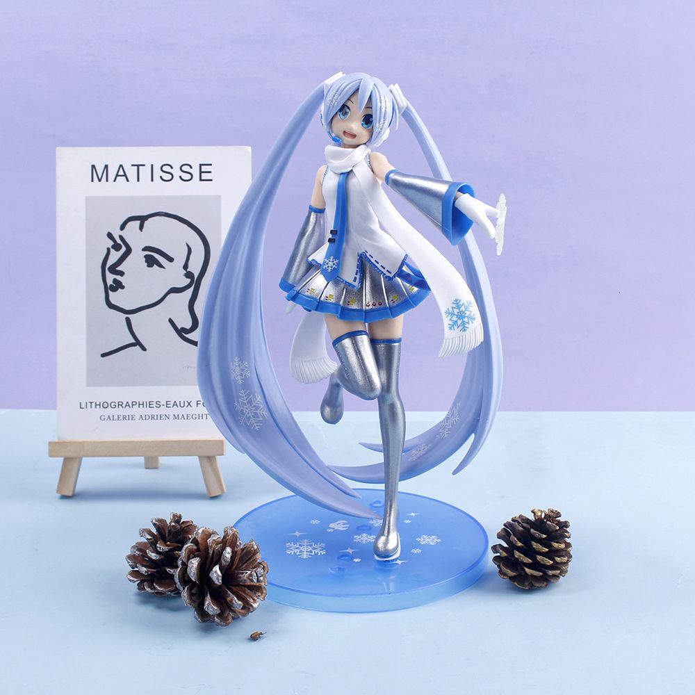 Mô hình đồ chơi búp bê Hatsune Miku bằng pvc bền bỉ để bàn độc đáo