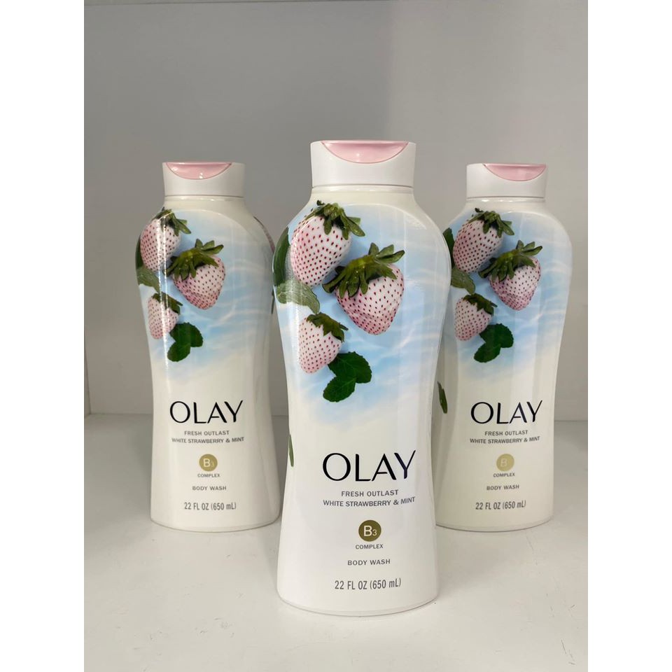 Sữa Tắm Olay Fresh Outlast Strawberry & Mint 650ml