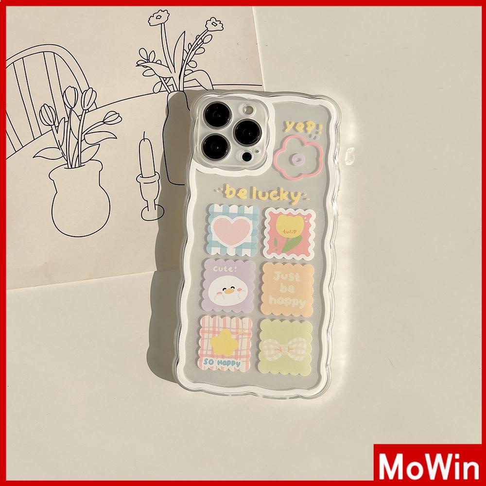 Ốp điện thoại silicone mềm trong suốt họa tiết hoạt hình thích hợp cho iPhone 11 13 ProMax 12 Pro Max 7Plus xr
