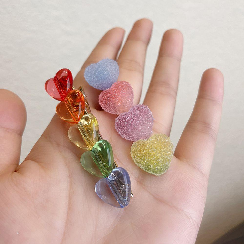 BACK2LIFE Giá Đỡ Kẹp Tóc Hình Con Cua Màu Sắc Ngọt Ngào Tiện Dụng Cho Nữ