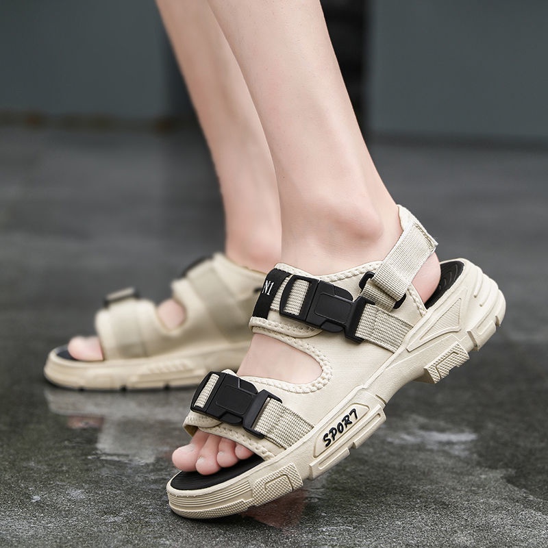 Dép Sandal Nam Đế Dày Tăng Chiều Cao 2022 Thời Trang Mùa Hè