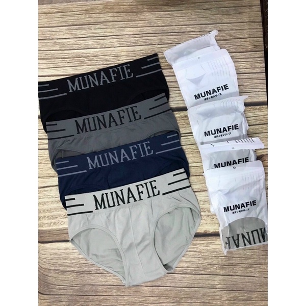 Quần lót MUNAFFI nam ship đùi tam giác chất cotton lụa mềm mát dễ chịu BZ 197