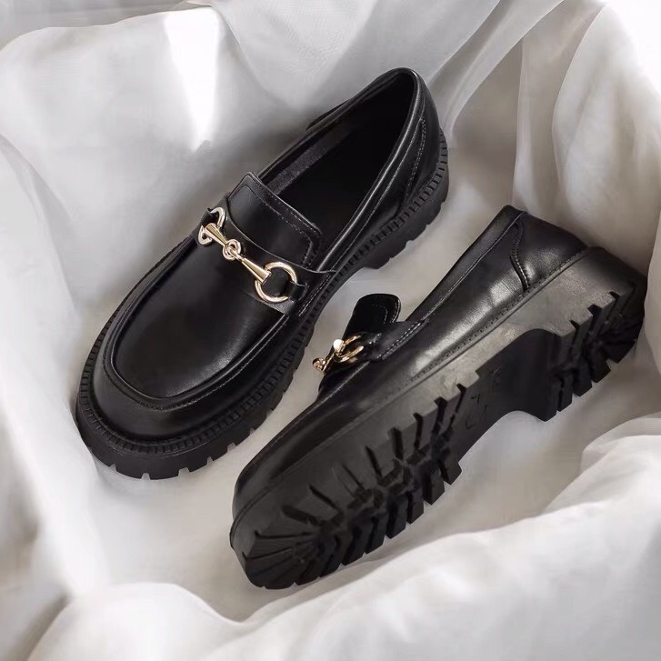 (MÃ GIẢM GIÁ 50% ĐƠN TỐI THIẾU 0đ - SẴN) GIÀY BÁNH MÌ LOLITA NỮ - GIÀY OXFORD VINTAGE ULZZANG