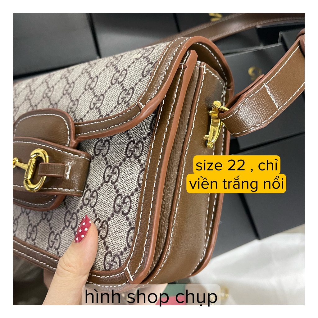 Túi xách HÌNH SHOP CHỤP họa tiết HNH  size 18 và 22 siêu hot - VADA (GCI)