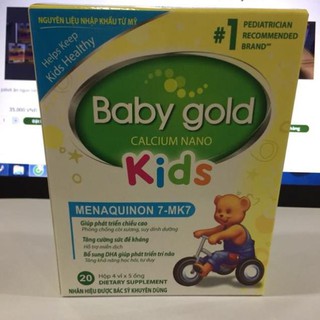 Baby gold kids bổ sung canxi cho bé