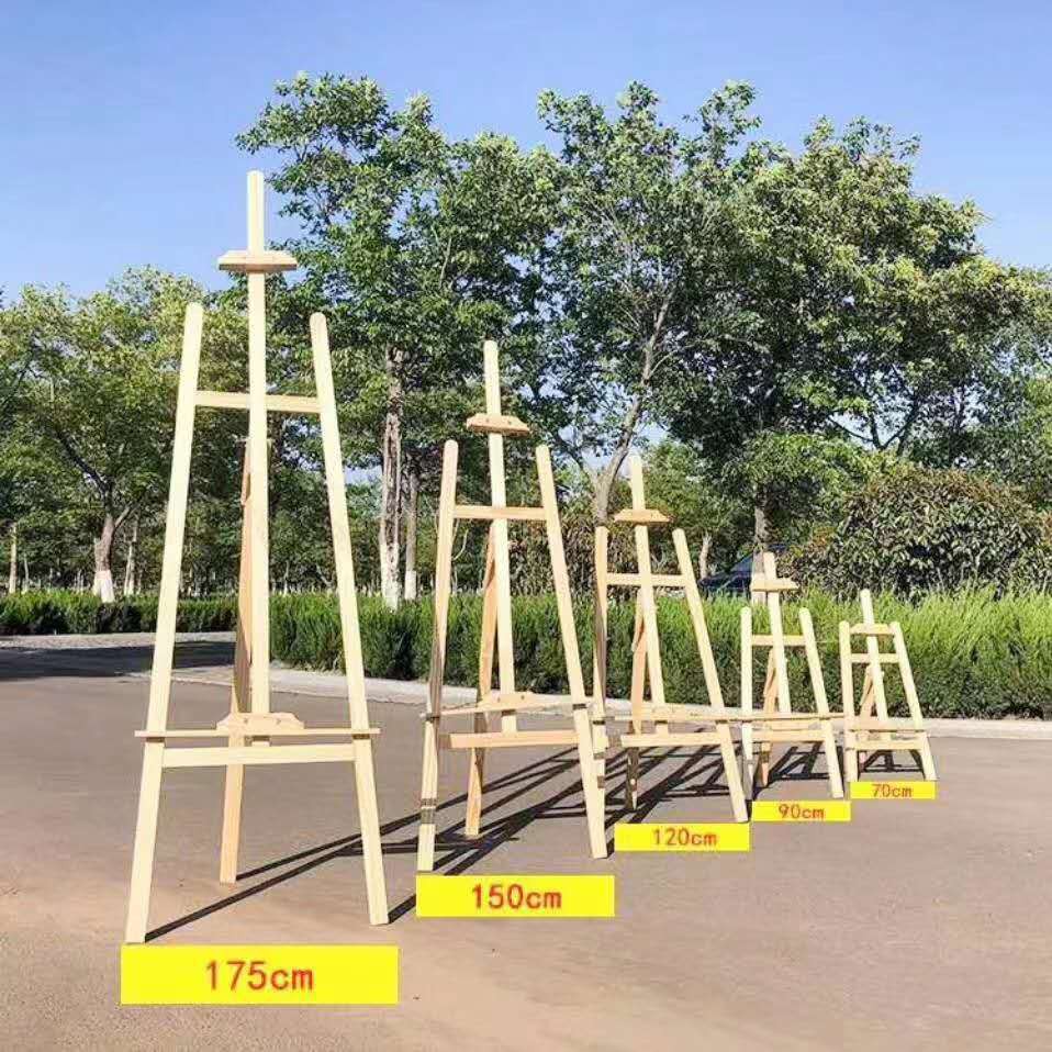 Giá vẽ tranh 175 cm - Giá vẽ gỗ DIY độc - kệ đỡ tranh vẽ - kệ trưng bày , đẹp, tháo lắp dễ dàng.