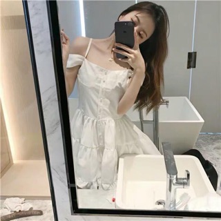 ✨Đầm Jum Trắng 2S Xoè