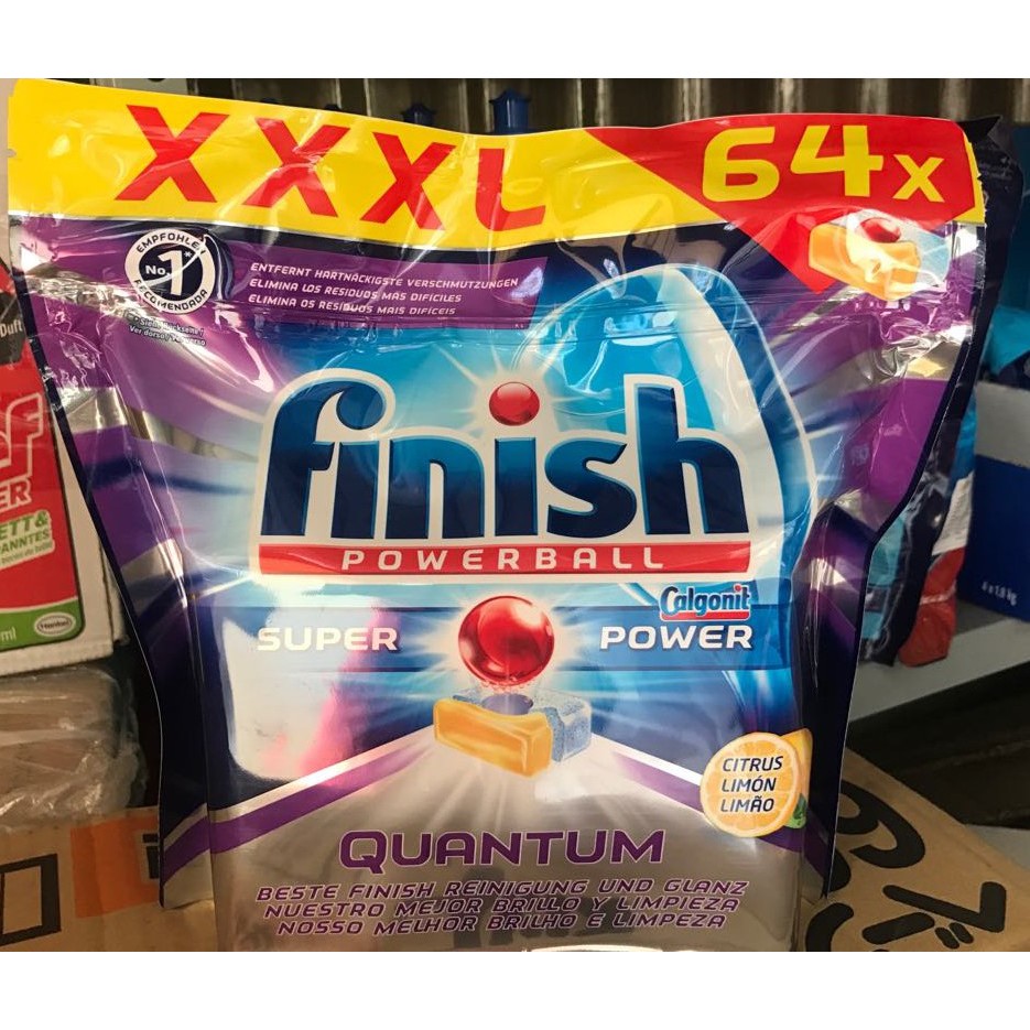 Viên Rửa Chén Bát Finish Quantum Cao Cấp