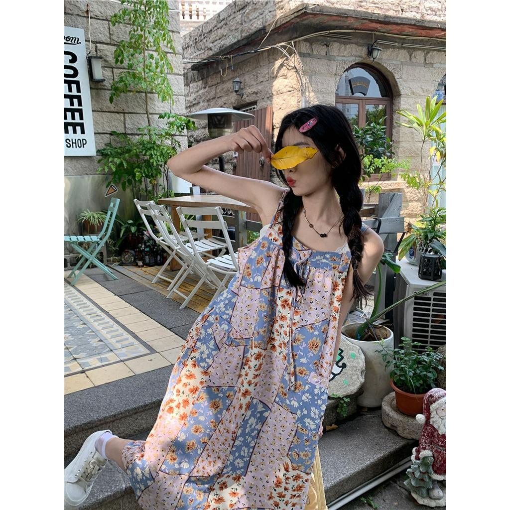 Đầm Hoa Hai Dây Dáng Rộng Thời Trang Quý Phái 63329