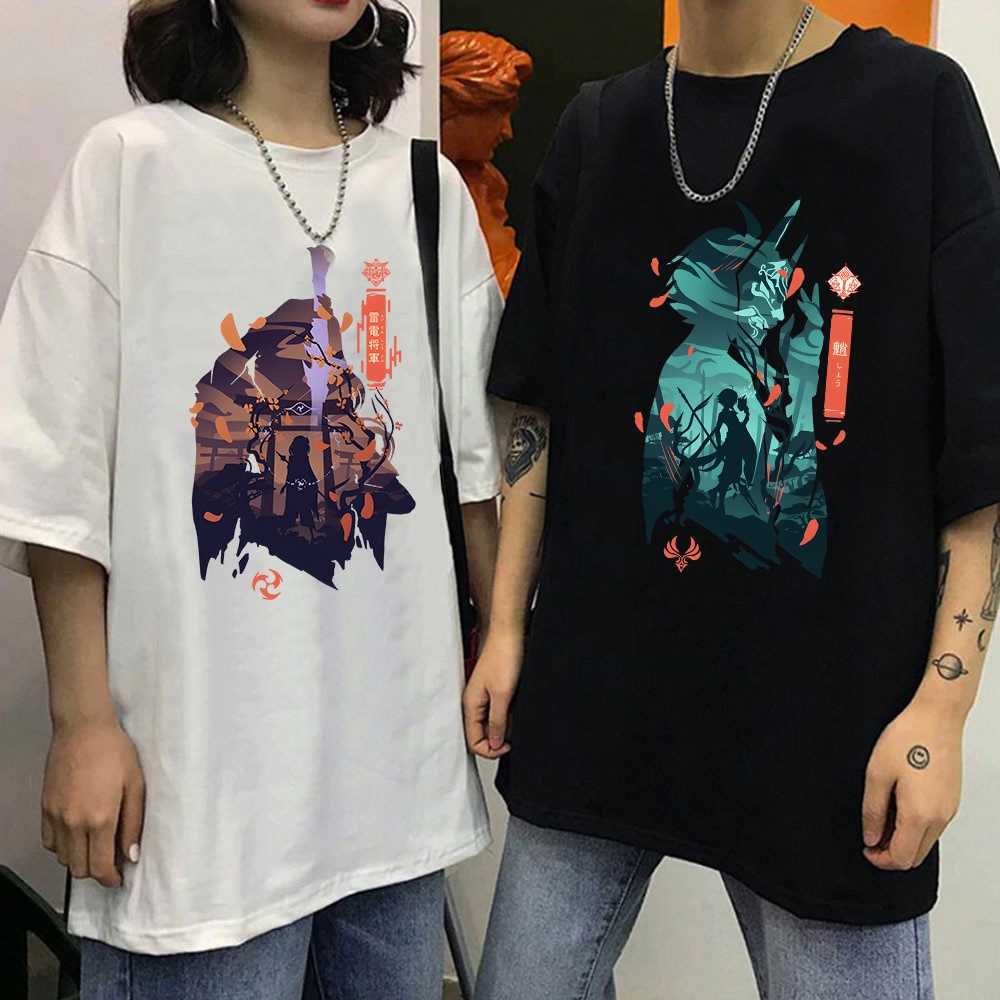 Áo thun hình Genshin Impact Printing Tshirts Xiao Venti cực chất giá rẻ