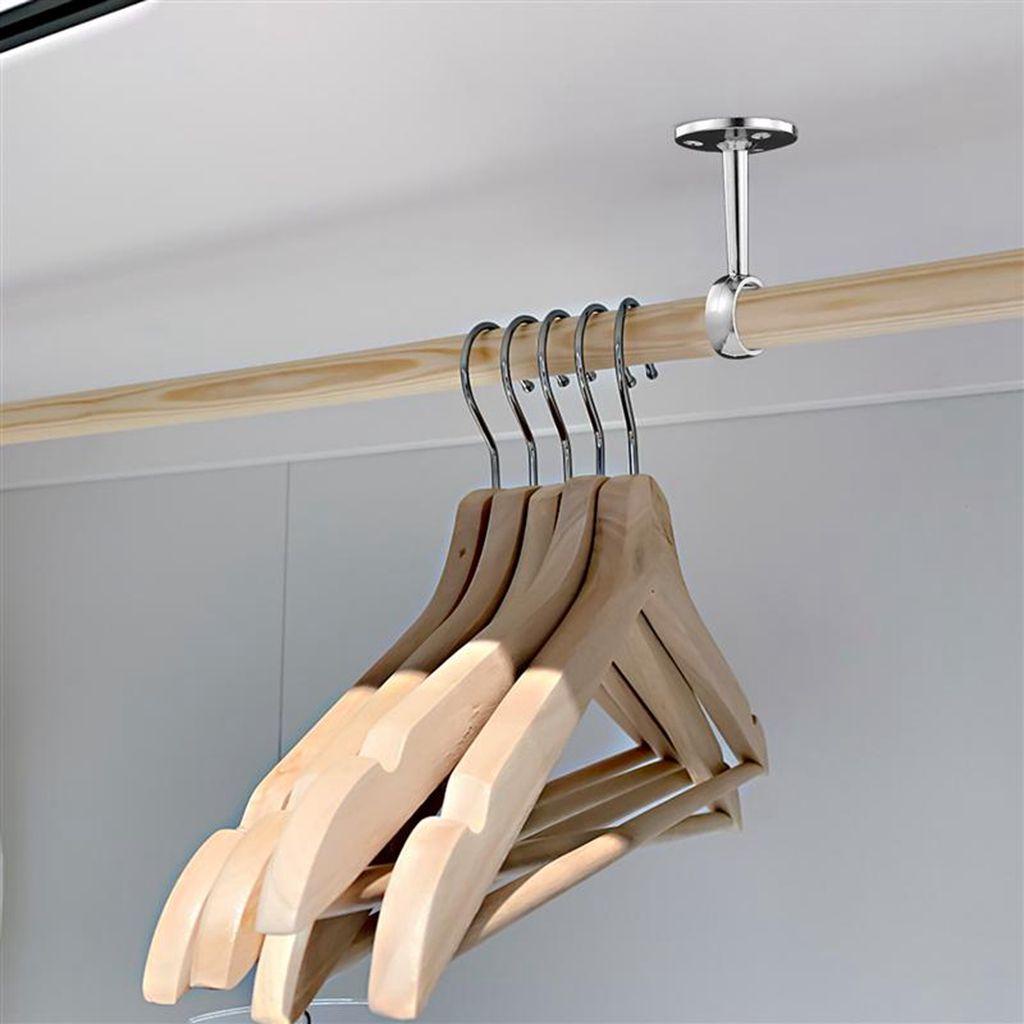 1 Bộ Giá Treo Rèm Cửa Bằng Thép Không Gỉ Chất Lượng Cao