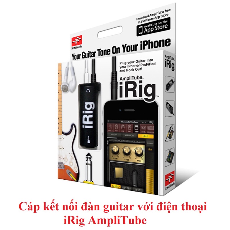 Irig thu âm Dùng thu âm đàn guitar livestream và các công dụng lọc âm karaoke