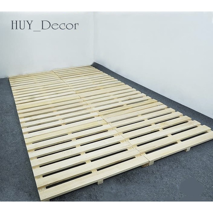 Giường Pallet 1m8x2m  Gỗ Thông Gấp Gọn Cho Homestay | BigBuy360 - bigbuy360.vn