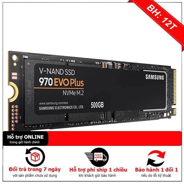 BH12TH  SSD Samsung 970 EVO Plus 250GB/500GB/1TB - M2 2280 MZ-V7S500BW