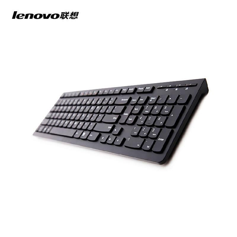 【Bàn phím】Bàn phím có dây Lenovo K5819 sô cô la mỏng và nhẹ Máy tính USB có dây bên ngoài bàn phím t