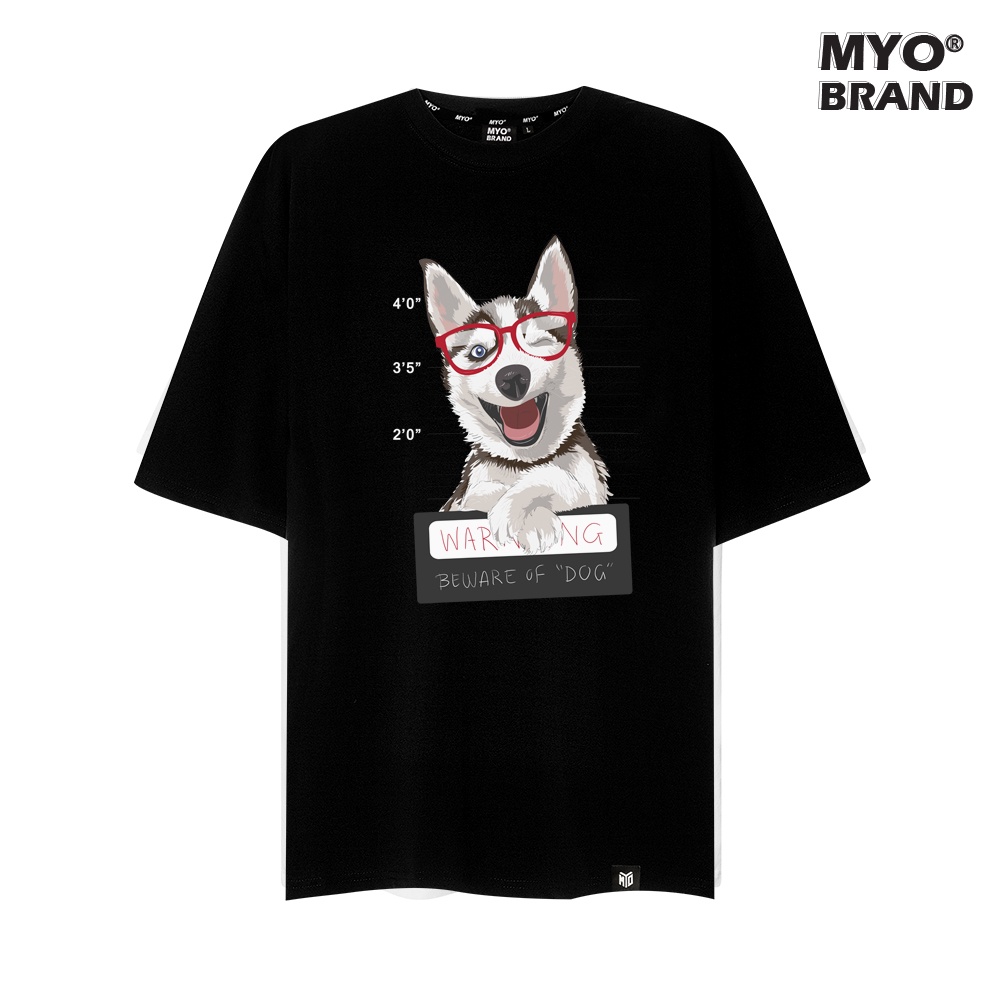 Áo Thun Tay Lỡ MYO In Husky Q009