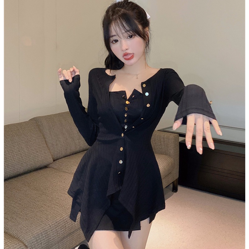 Áo Vest Tay Dài Thời Trang Mùa Thu Quyến Rũ Dễ Phối Đồ Cho Nữ