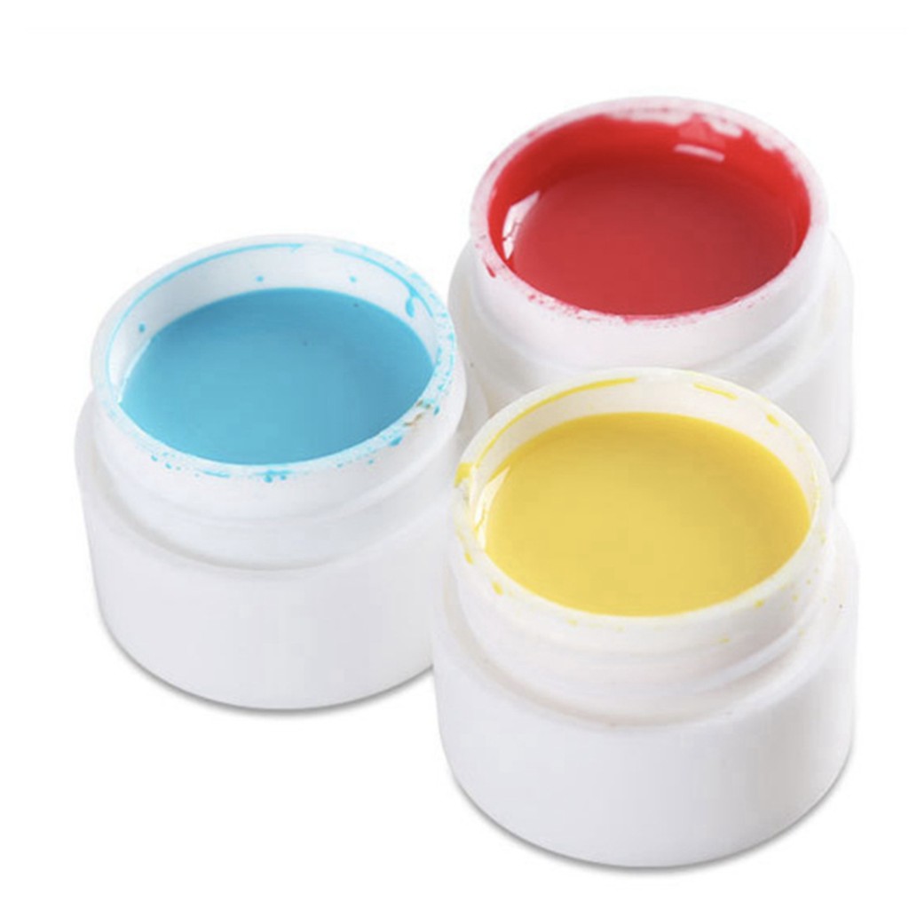 Set Gel Vẽ 12 Màu Dùng Vẽ Cọ Bản Trang Trí Móng